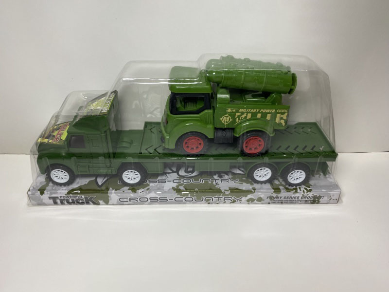 Inertial Flatbed Towing Inertial Missile Vehicle