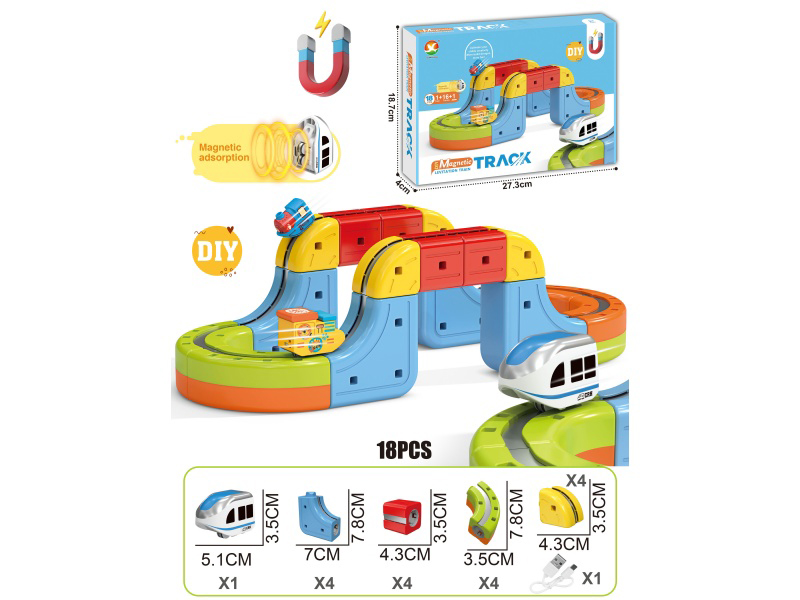 DIY Magnetic Track Levitation Train