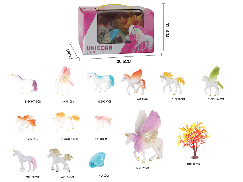 Unicorn Set 16pcs