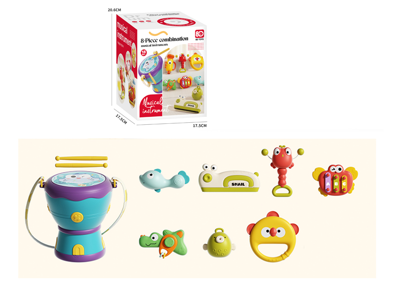 Musical Instrument Combination Set 8pcs