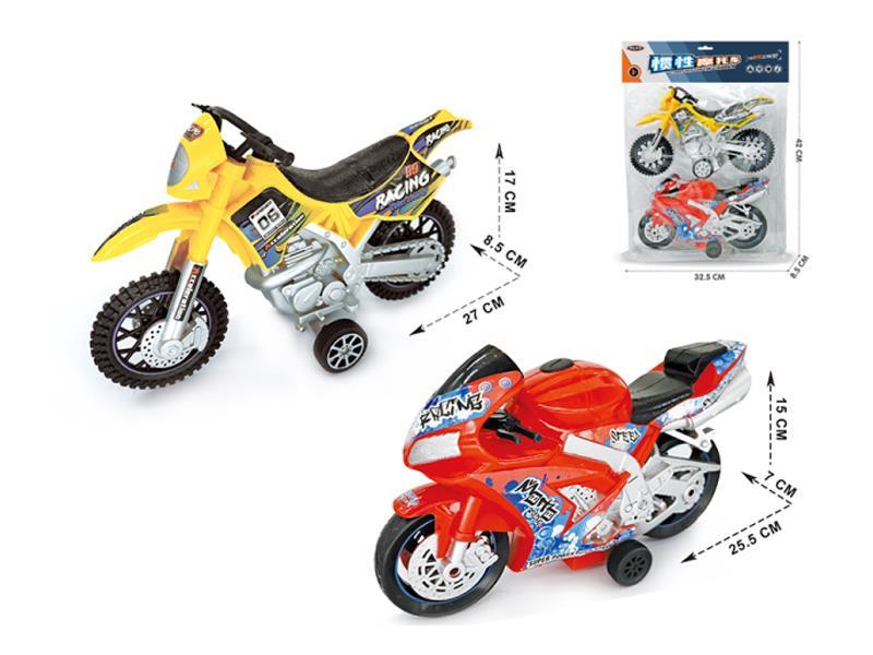 2PCS Friction Motorcycle
