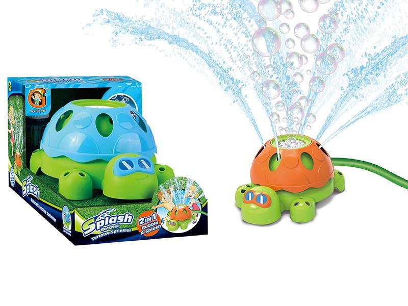 2 In 1 Bubble & Splash Rotatel Tortoise Sprinkler