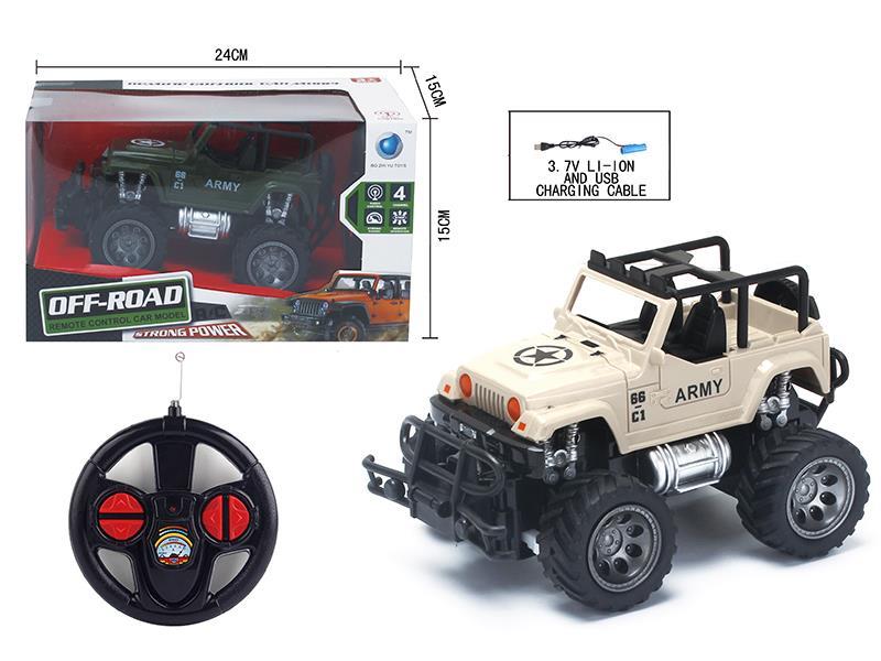 Remote Control Jeep Military Truck