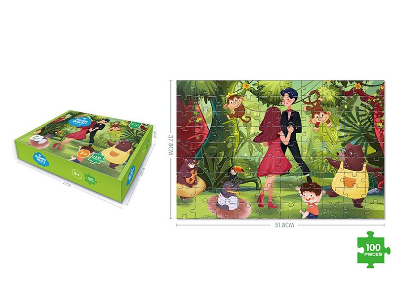 100PCS Forest Concert Puzzle