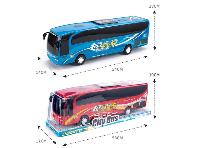 Friction Bus Toy