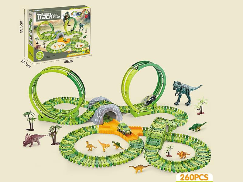 Dinosaur Paradise Rail Car 260pcs