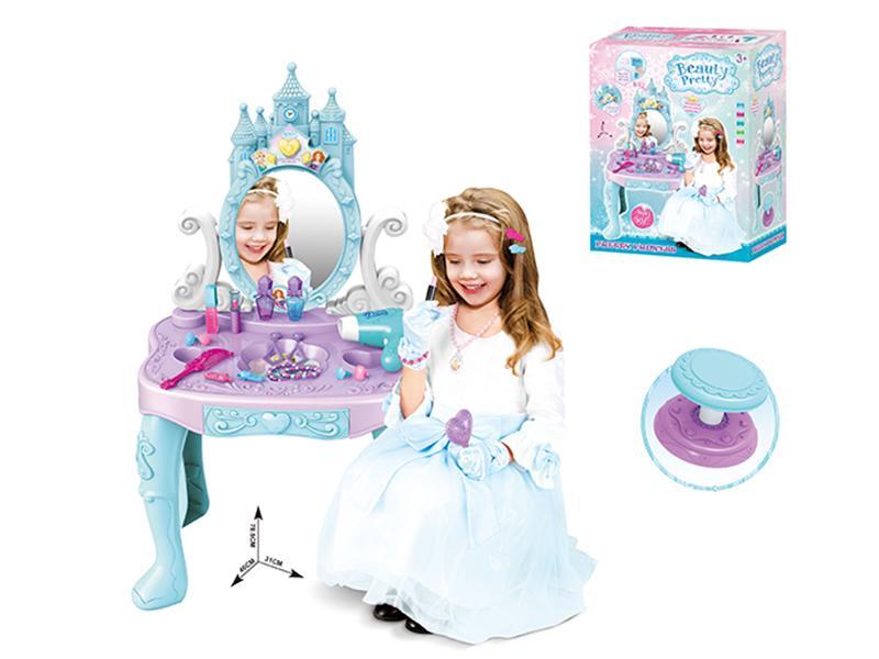 Snow Castle Dresser With Light And Music