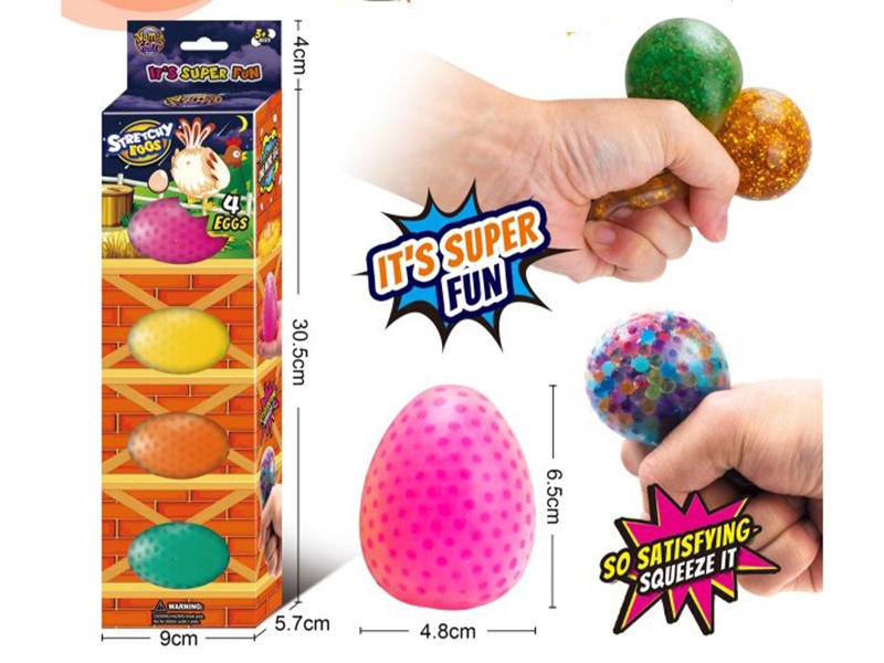 Solid Color Water Egg Four Pieces