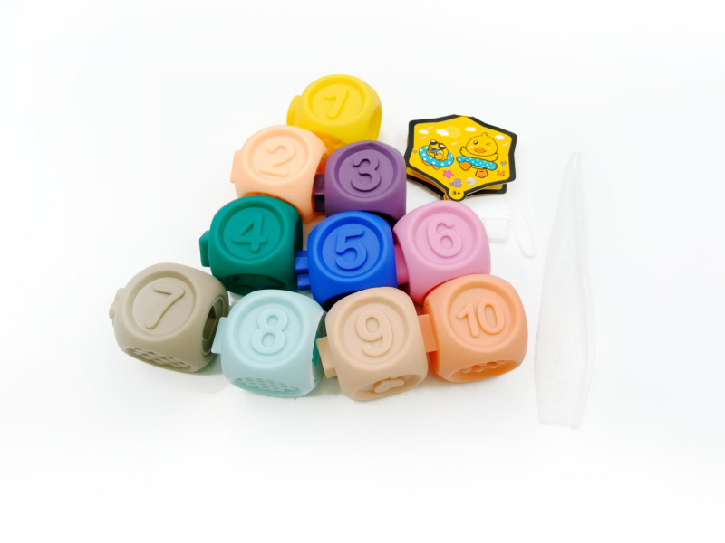 Soft Glue Jenga Digital Set With Automatic Whistle