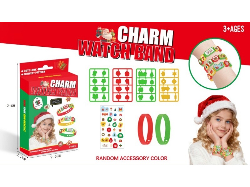 Diy Beaded Christmas Pattern Bracelet