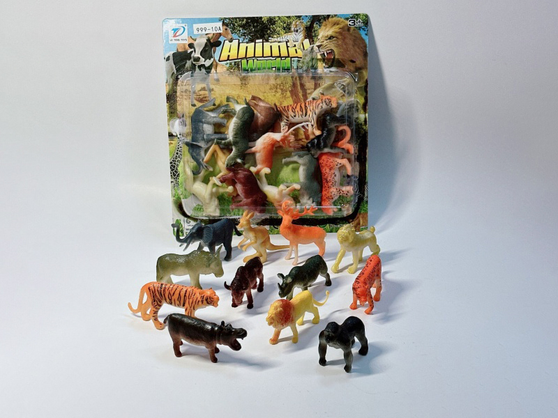 Pvc Simulation Wild Animals 7Pcs