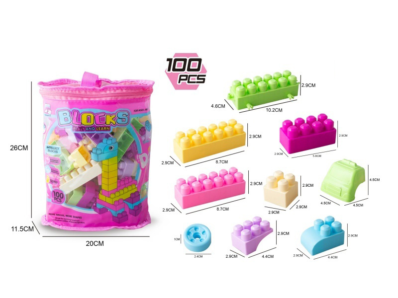 Building Blocks (100  Pcs）