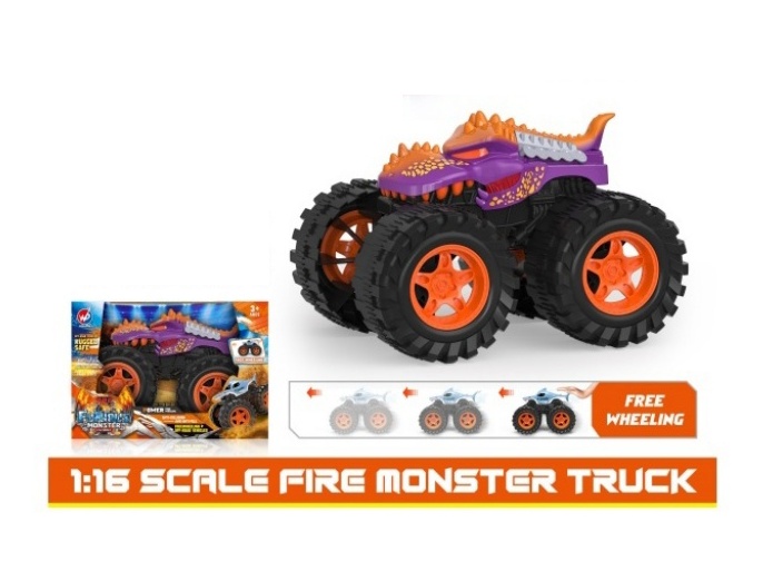 1:16 Hot Wheels Dinosaur Inertia Car