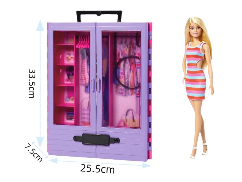 11.5-Inch Barbie Doll + Wardrobe Set + (With A Complete Set Of Small Accessories)