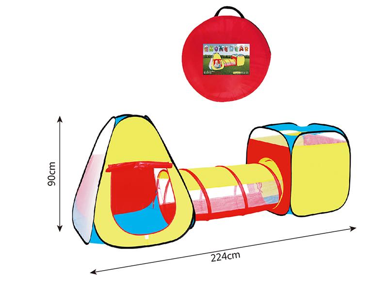 Children's 3 In 1 Play Tent