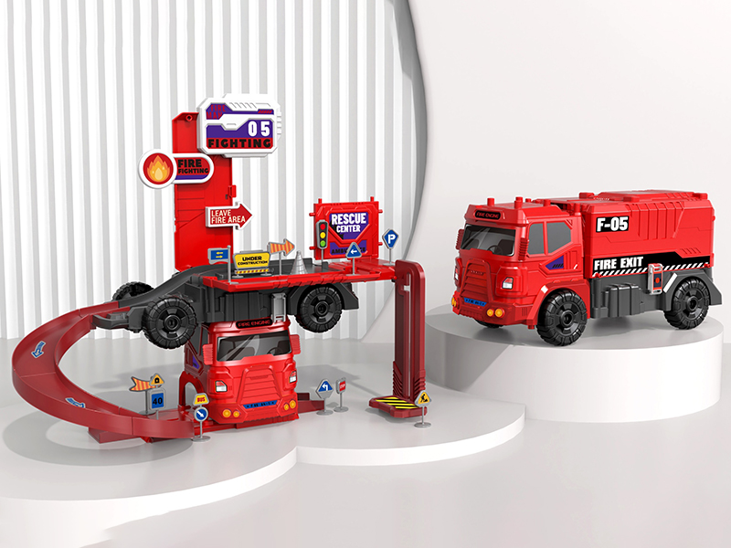 DIY Transformation Track Fire Engine