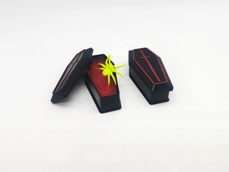 Slime Coffin Halloween Snot Mud Prank Toy Spider