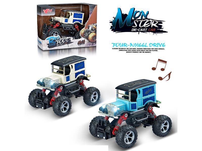 1:34 Q Version Alloy Pull Back Simulation Climbing Wheel