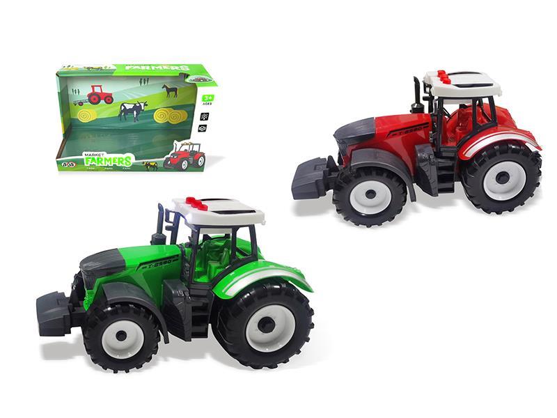 Friction Farmer's Cart With Light And Sound