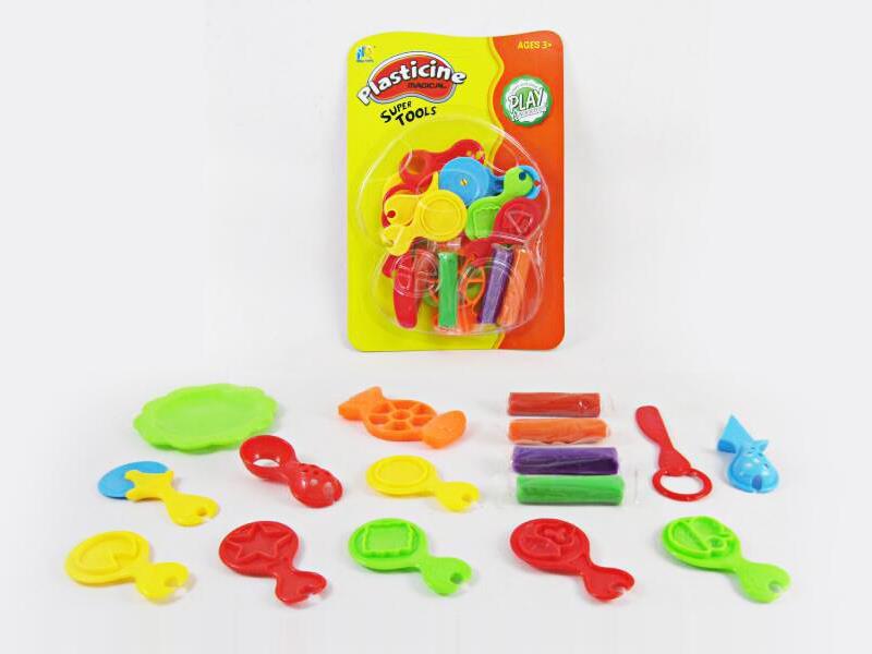 Fruit Pizza Colored Clay Set