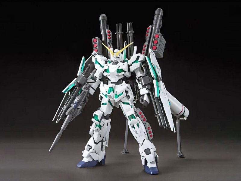 178 Unicorn Fully Equipped Green Assembly Model Gundam Model