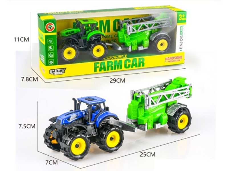 Inertial Off-Road Farmer'S Vehicle Towing Water Truck