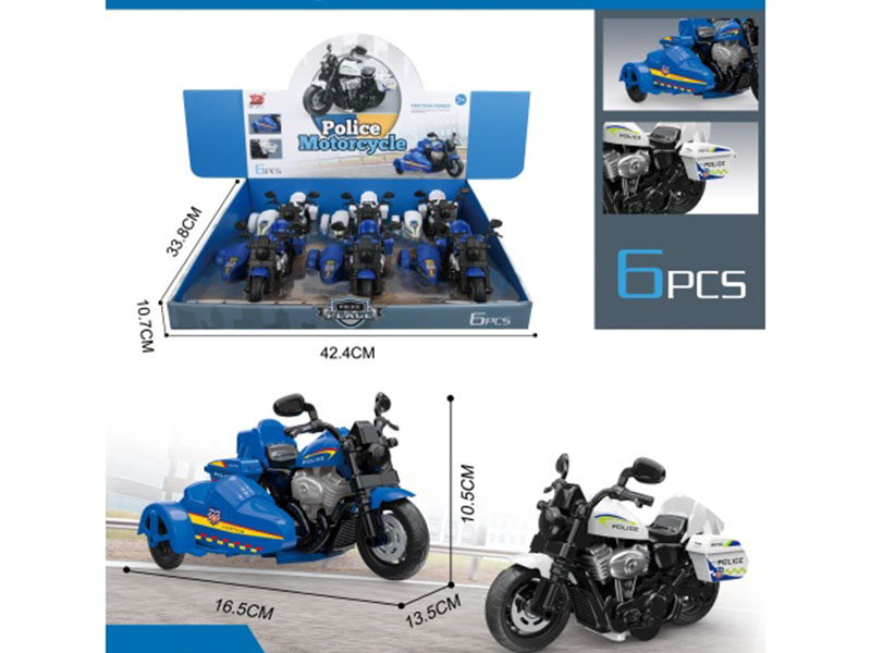 Inertial Three-Wheeled Motorcycle