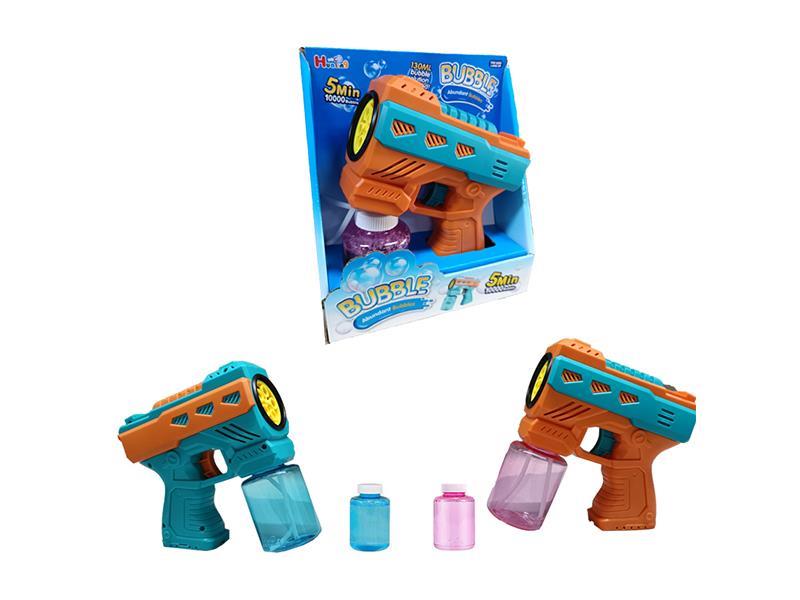 Small Five Hole Bubble Gun With A Bottle Of 130Ml Water