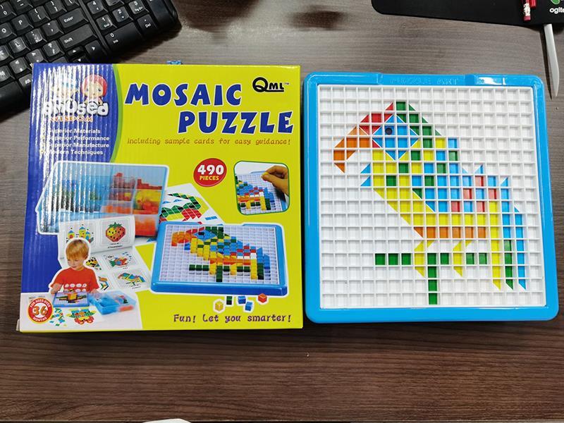 Mosaic puzzle toy