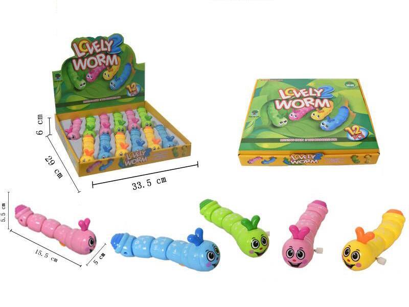 Wind Up Lovely Worm 12pcs