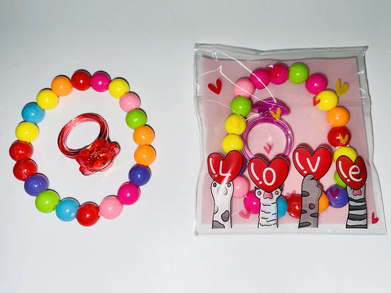Beaded Bracelet +Ring