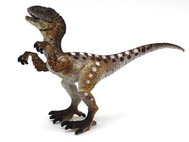 Yellow Velociraptor (With A Mouth That Can Open And Close And Arms That Can Move)