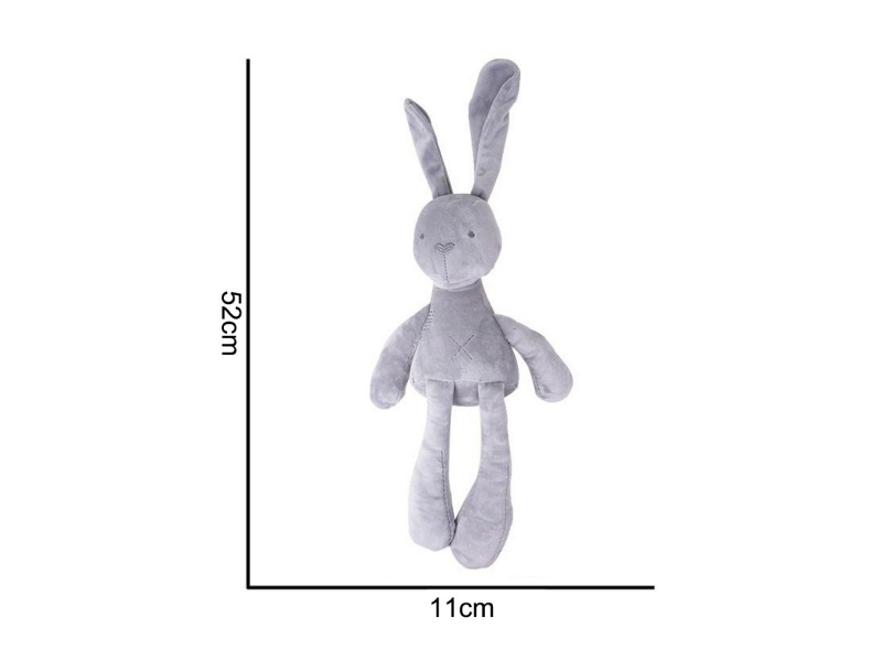 Plush High-End Dark Grey Rabbit