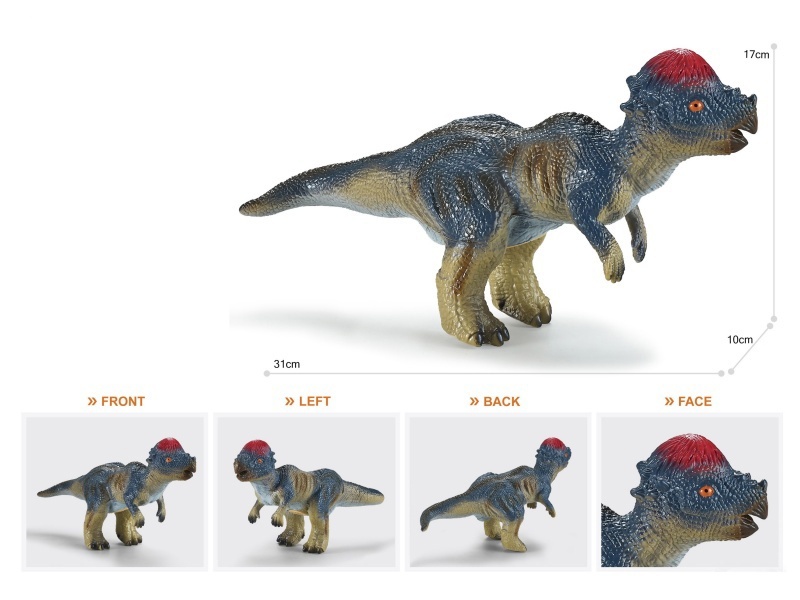 12.5-Inch Painted Thick-Fleshed, Cotton-Rich, Soft And Rubber-Swollen Dragon