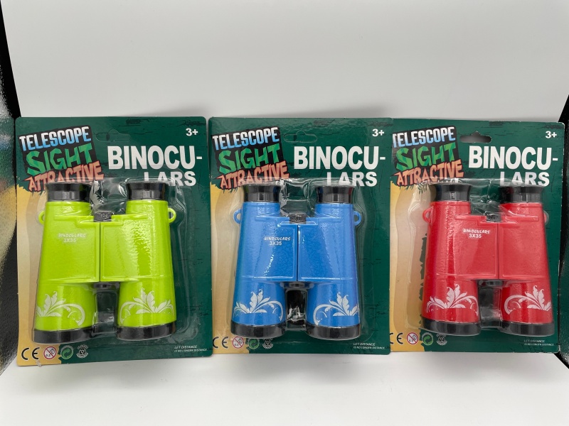 Cartoon Telescope With Compass