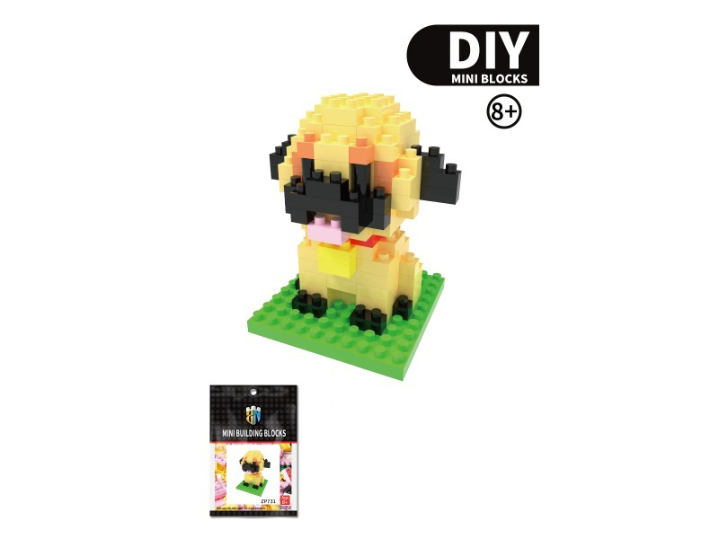 Pekingese Building Blocks Dog Series 138 PCS