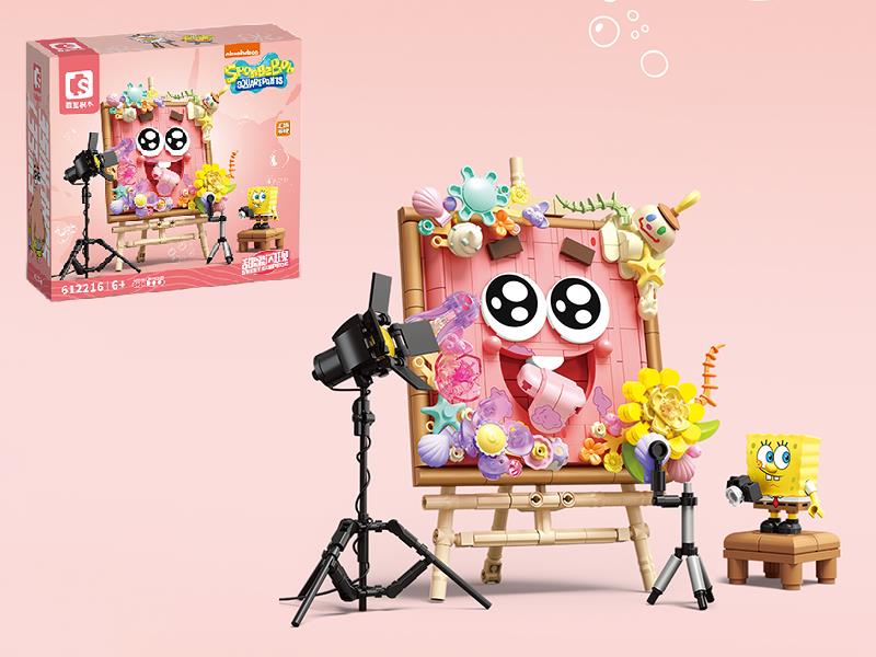 Spongebob Squarepants Series Building Blocks Decoration - Sweet Surprise 498pcs