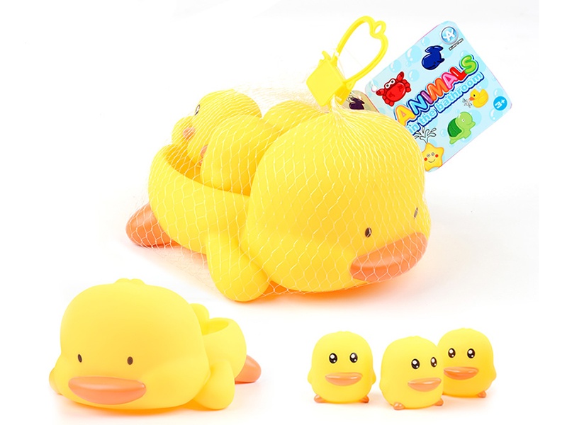 Yellow Duck Baby Bath Toy