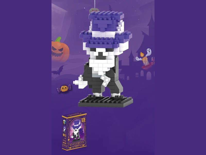 Halloween Series Skull Jack Building Blocks 188 PCS