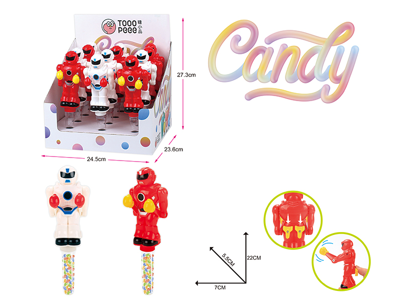 Boxing Robot Candy Toys 12pcs