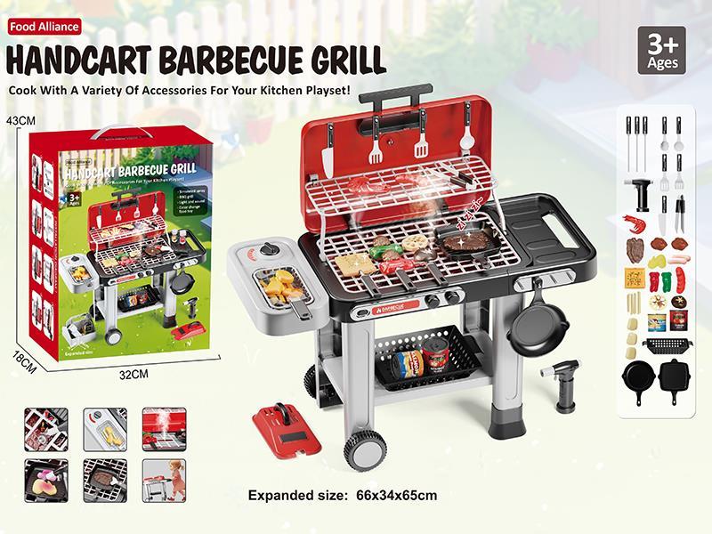 Handcart Barbecue Grill