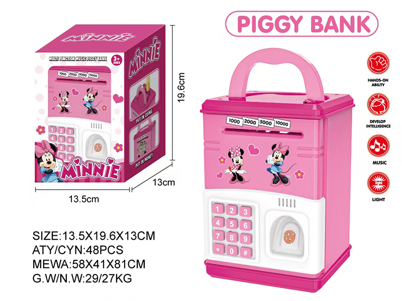 Mickey Mouse Fingerprint Piggy Bank