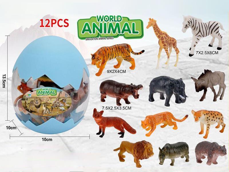 Wild Animal Set 12pcs