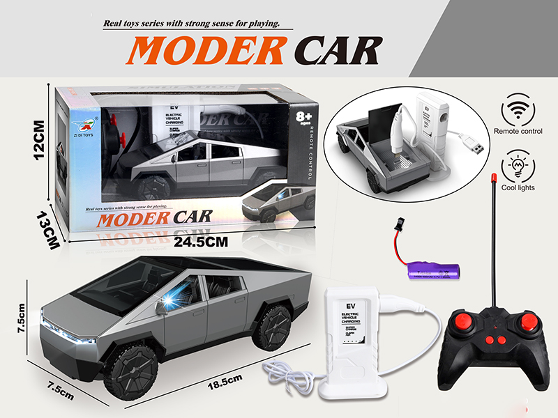 27Mhz 1:20 Tesla 4CH Remote Control Car With Lights