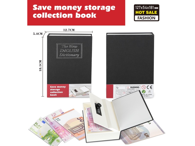 English Dictionary, Black Book, Piggy Bank