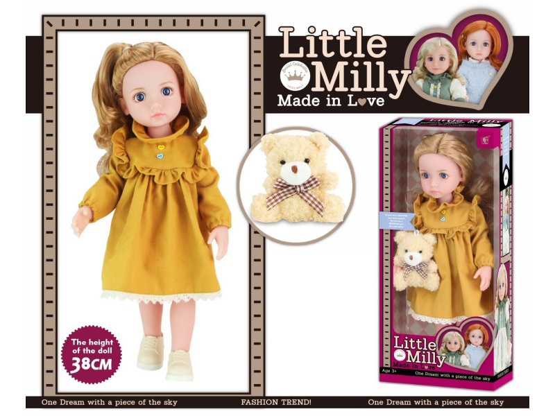 15-Inch All-Vinyl Fashionable Doll