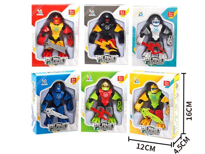 Planet Commando  Building Blocks Transformable Robot