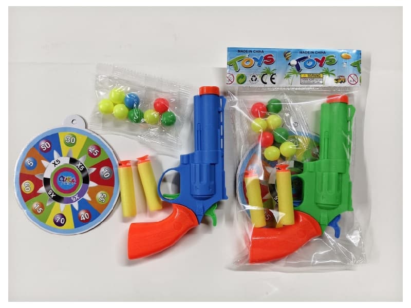 Solid Color EVA. Table Tennis Gun With Target