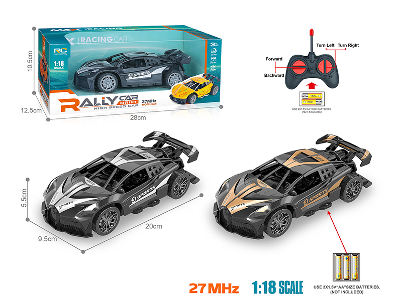 27MHz 1:18 Bugatti 4-Channel Remote Control Car(Not Included Batteries)