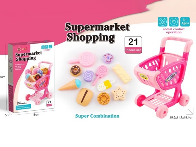 Shopping Cart With Dessert